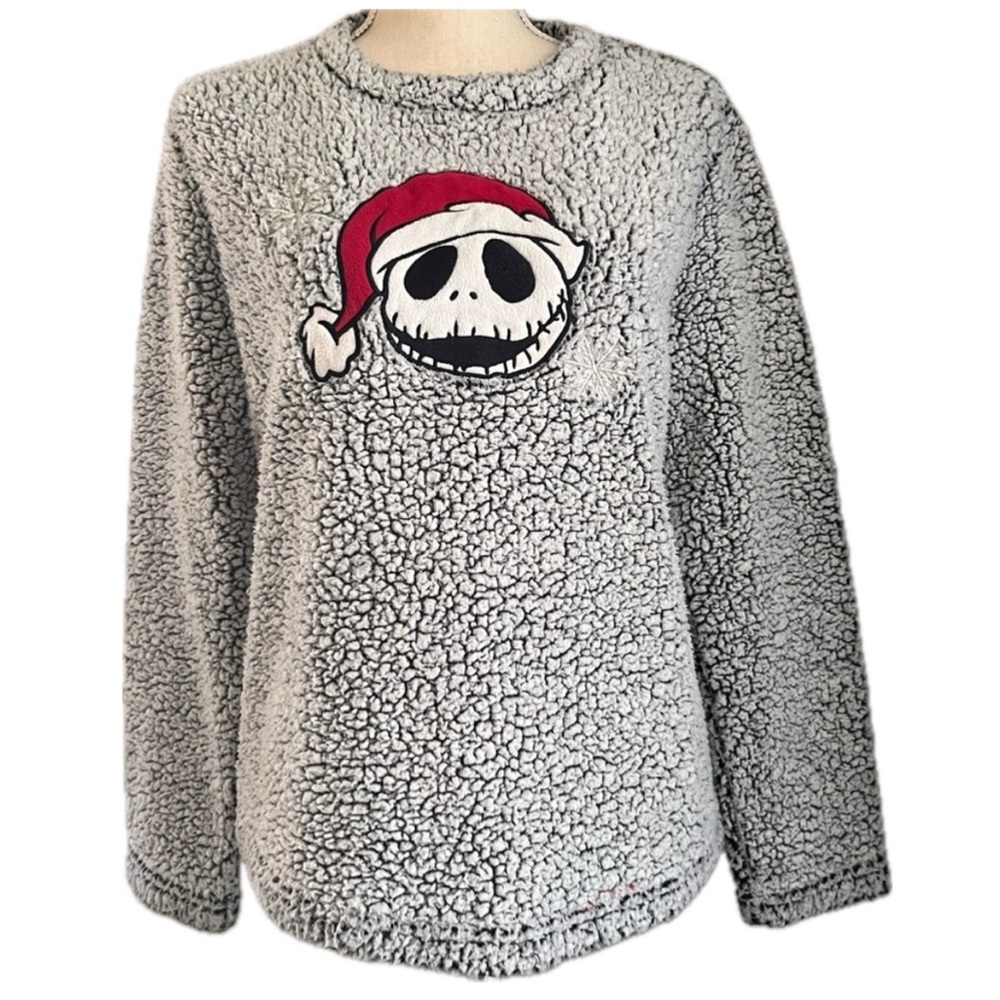Jack Skellington Fuzzy Fleece 💀🎅🏻
